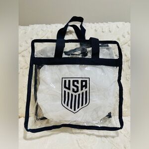 USA Soccer Clear Tote Bag